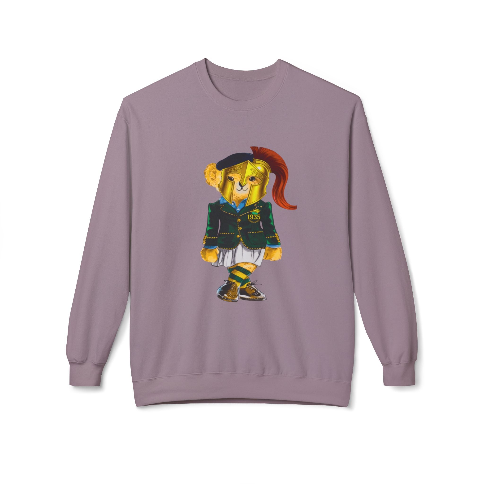 Norfolk State Lady Bear in Golden Helmet Sweatshirt | HBCU Polo Bear