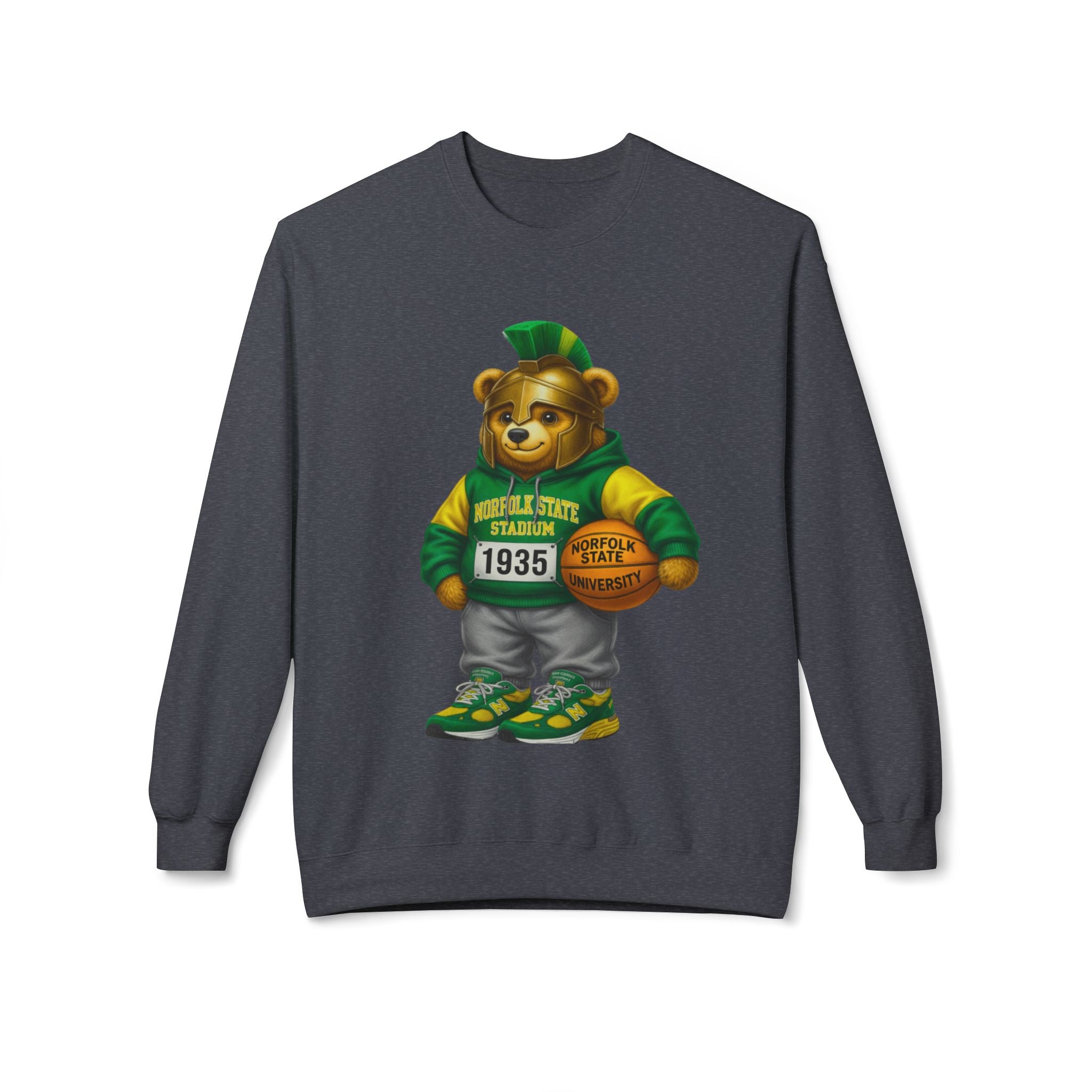 Norfolk State Bear Mascot- HBCU Polo Bear sweatshirt
