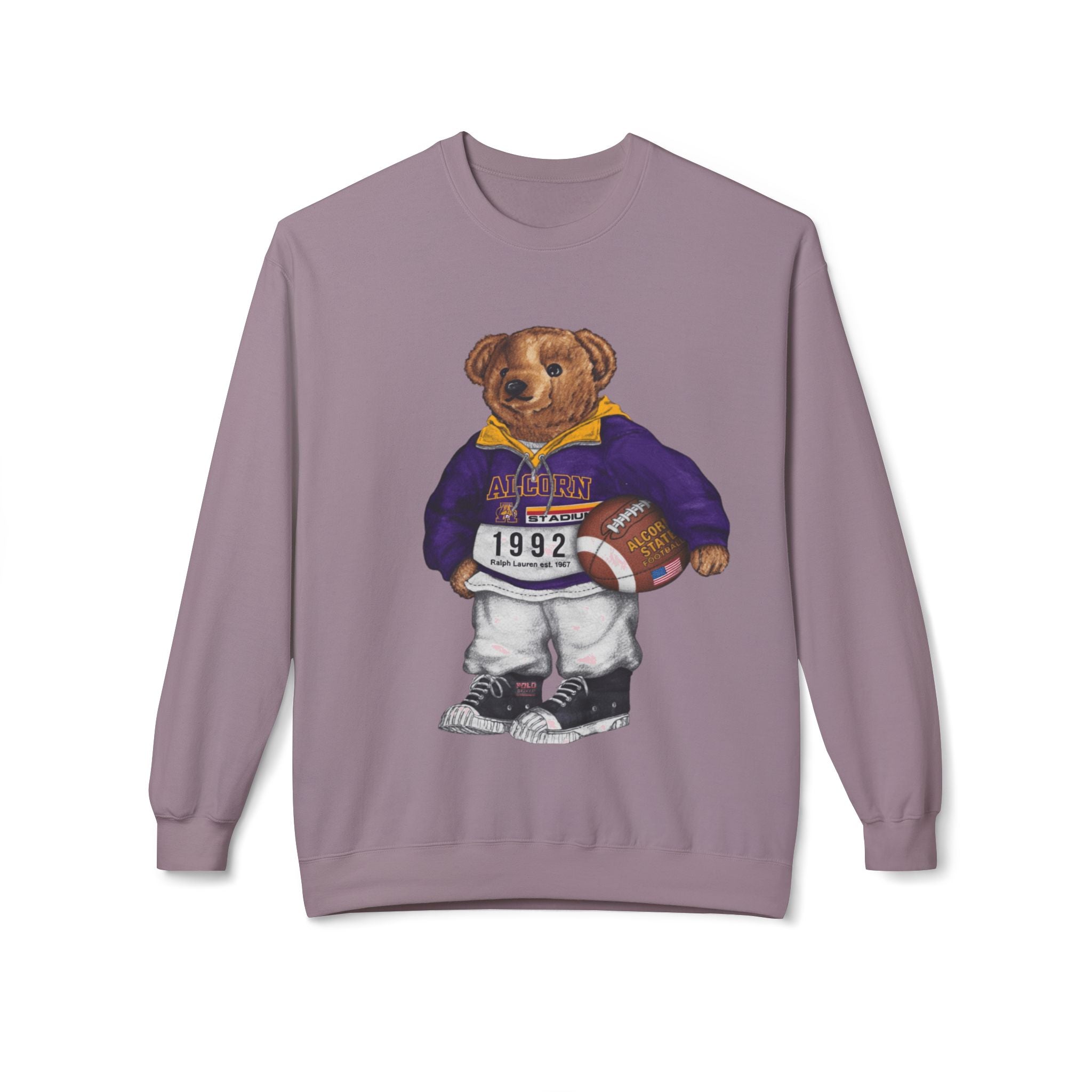 Alcorn State Bear Mascot Football Gear- HBCU Polo Bear sweatshirt