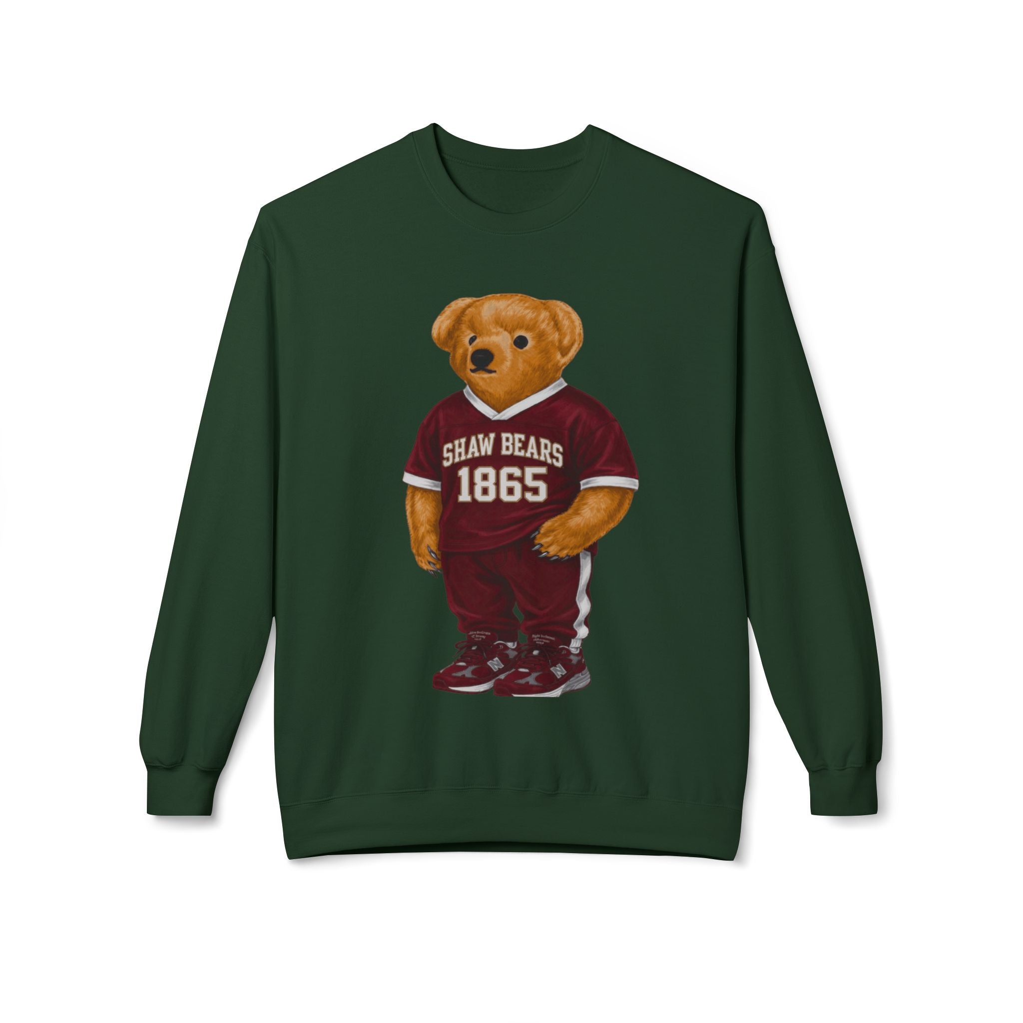 Shaw Bears Mascot Athletic Uniform- HBCU Polo Bear sweatshirt