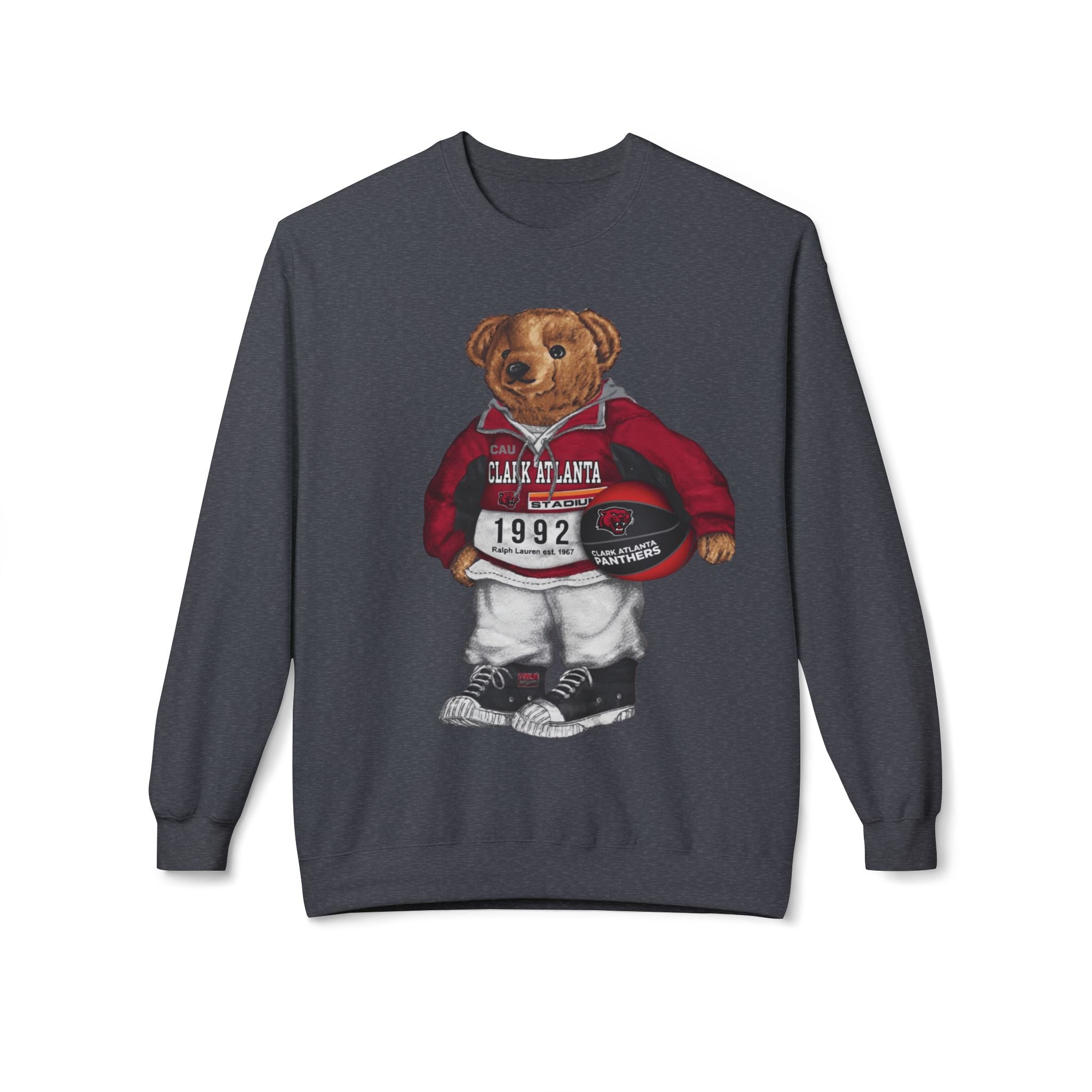 Clark Atlanta Panthers Bear Mascot- HBCU Polo Bear sweatshirt
