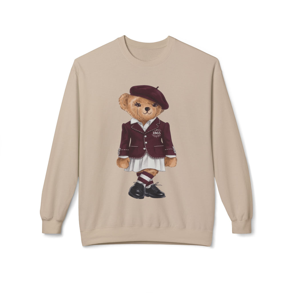 Shaw University Lady Bear Polo Bear Sweatshirt | HBCU Crewneck