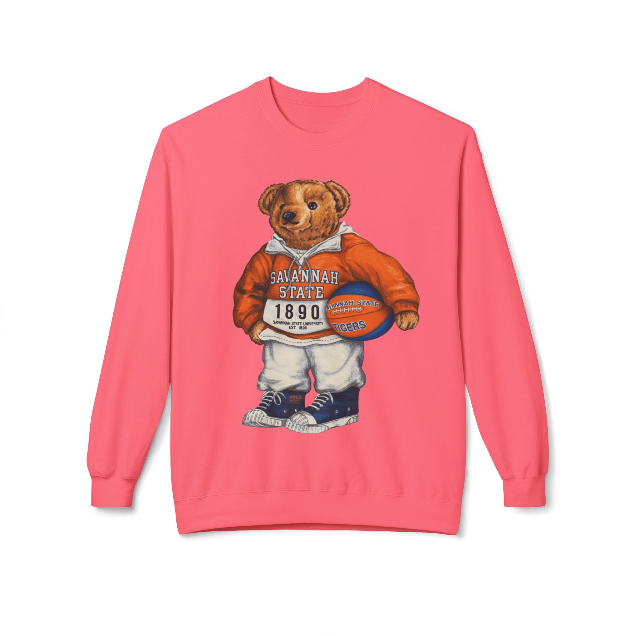 Savannah State Tigers Mascot- HBCU Polo Bear sweatshirt