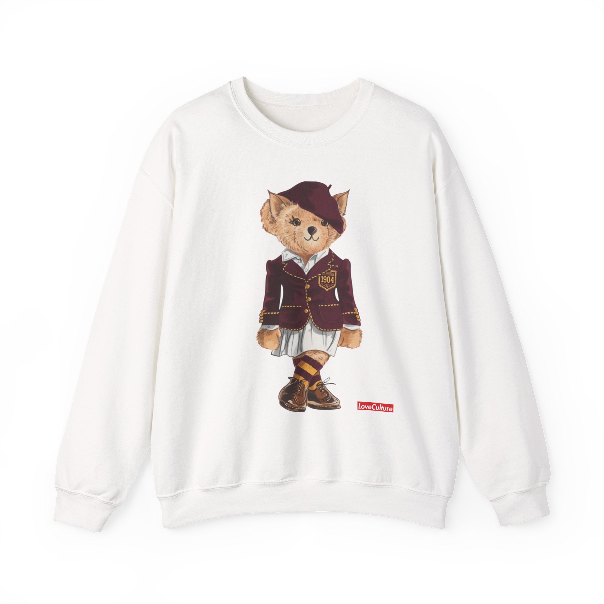 Bethune Cookman Teddy Bear Sweatshirt| Vintage Polo Club  Outfit