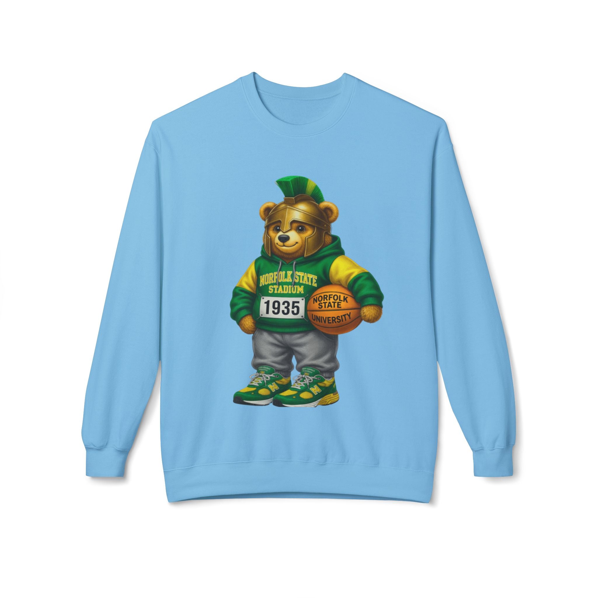 Norfolk State Bear Mascot- HBCU Polo Bear sweatshirt