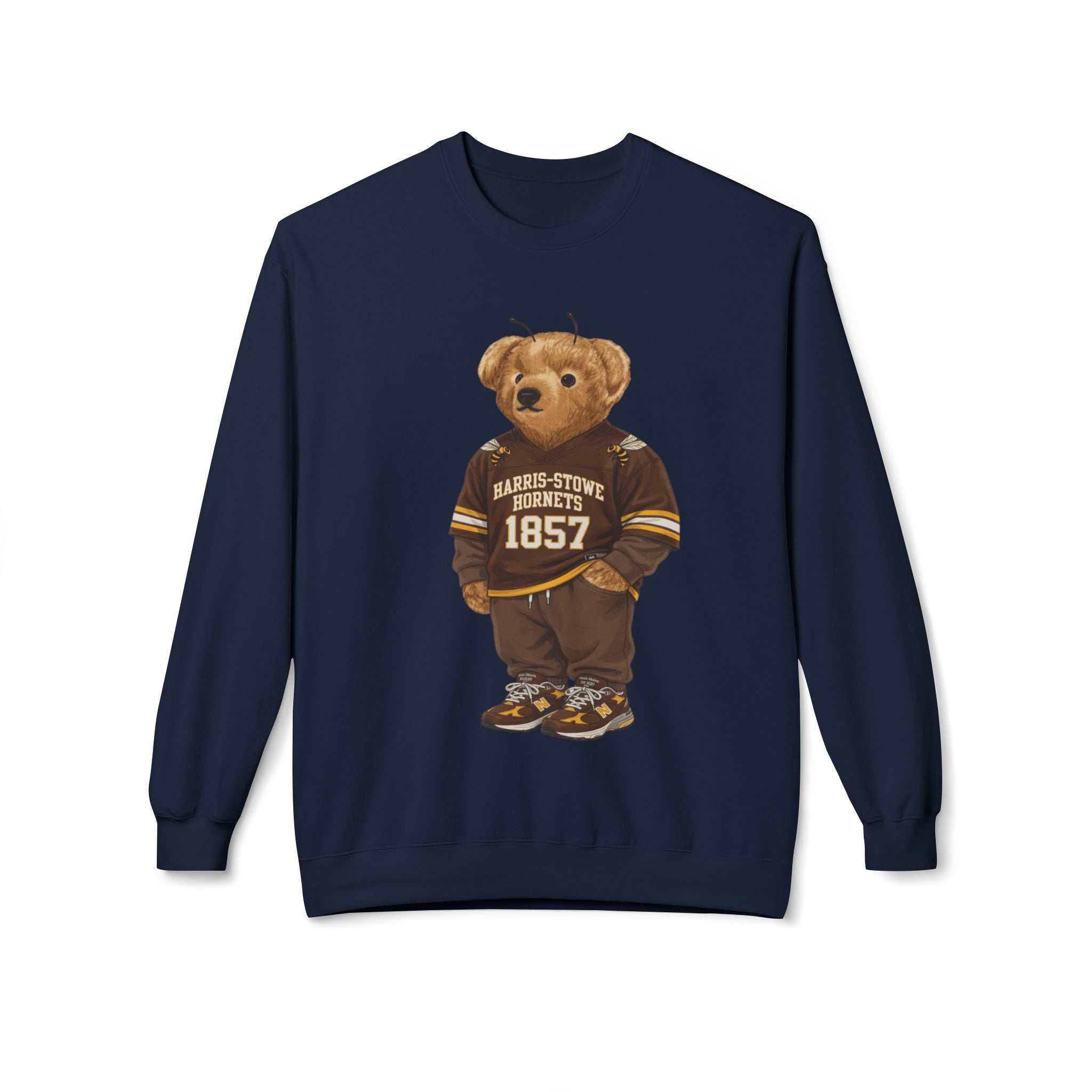 Harris-Stowe Hornets Mascot- HBCU Polo Bear sweatshirt