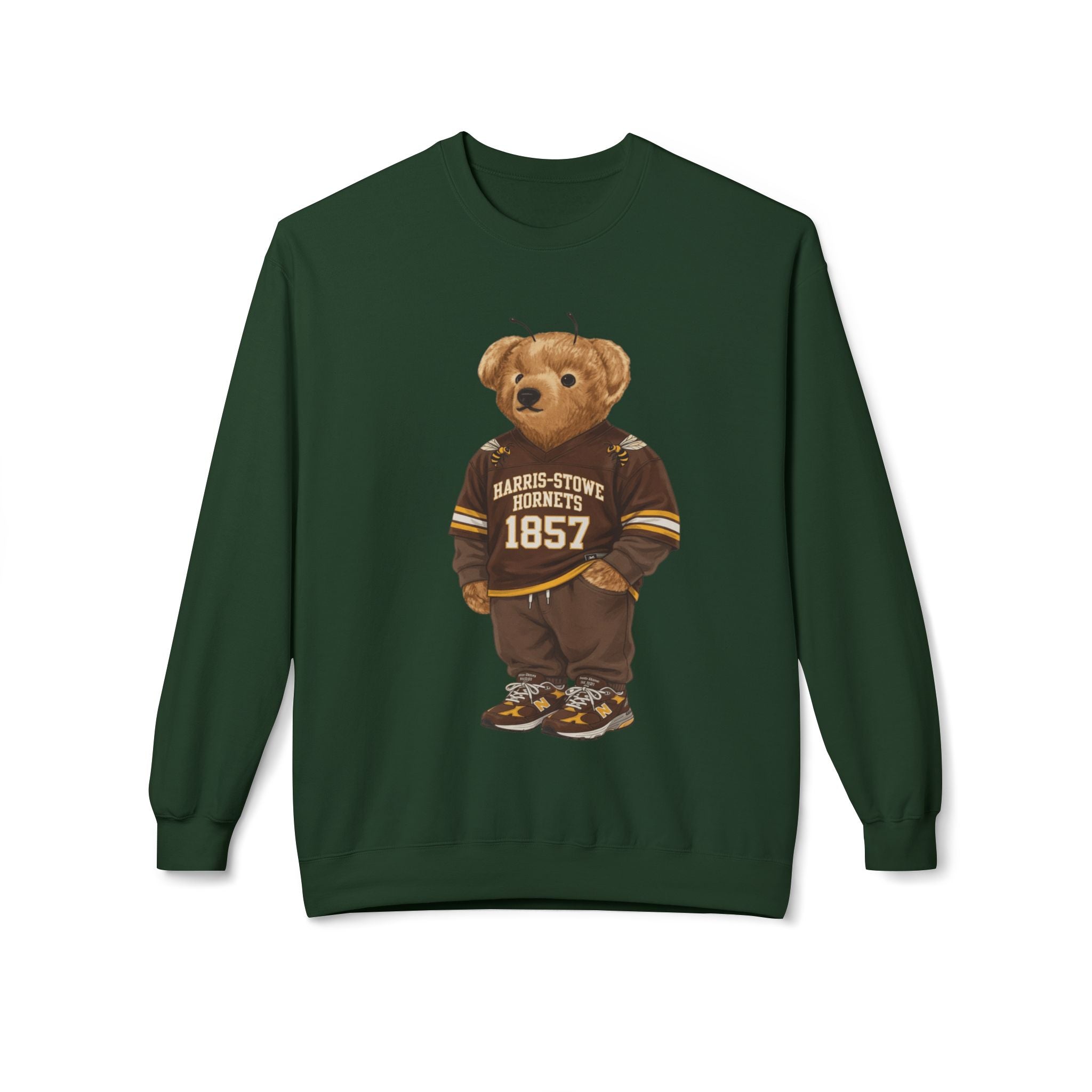 Harris-Stowe Hornets Mascot- HBCU Polo Bear sweatshirt