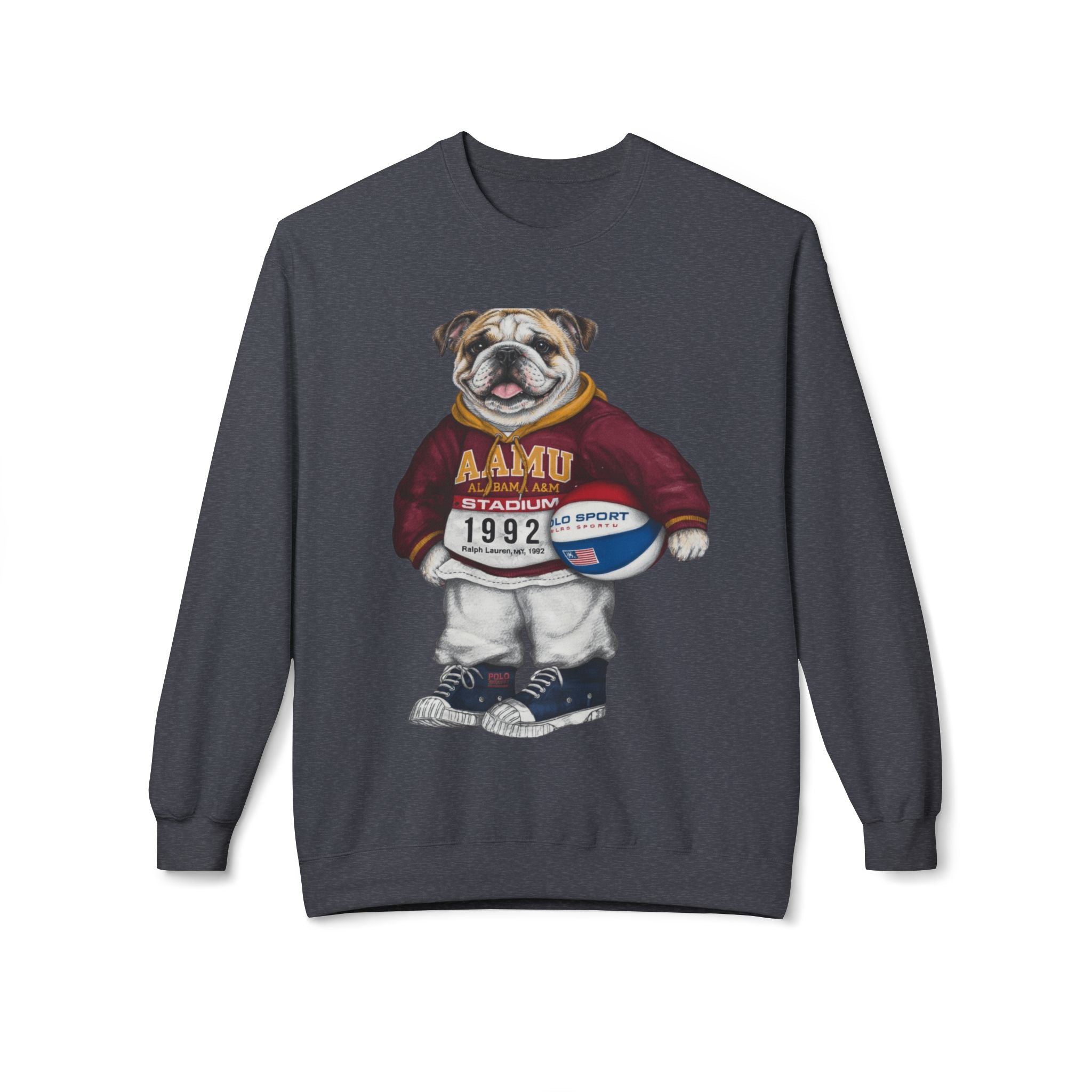 AAMU Bulldog Mascot Stadium Hoodie 1992- HBCU Polo Bear sweatshirt