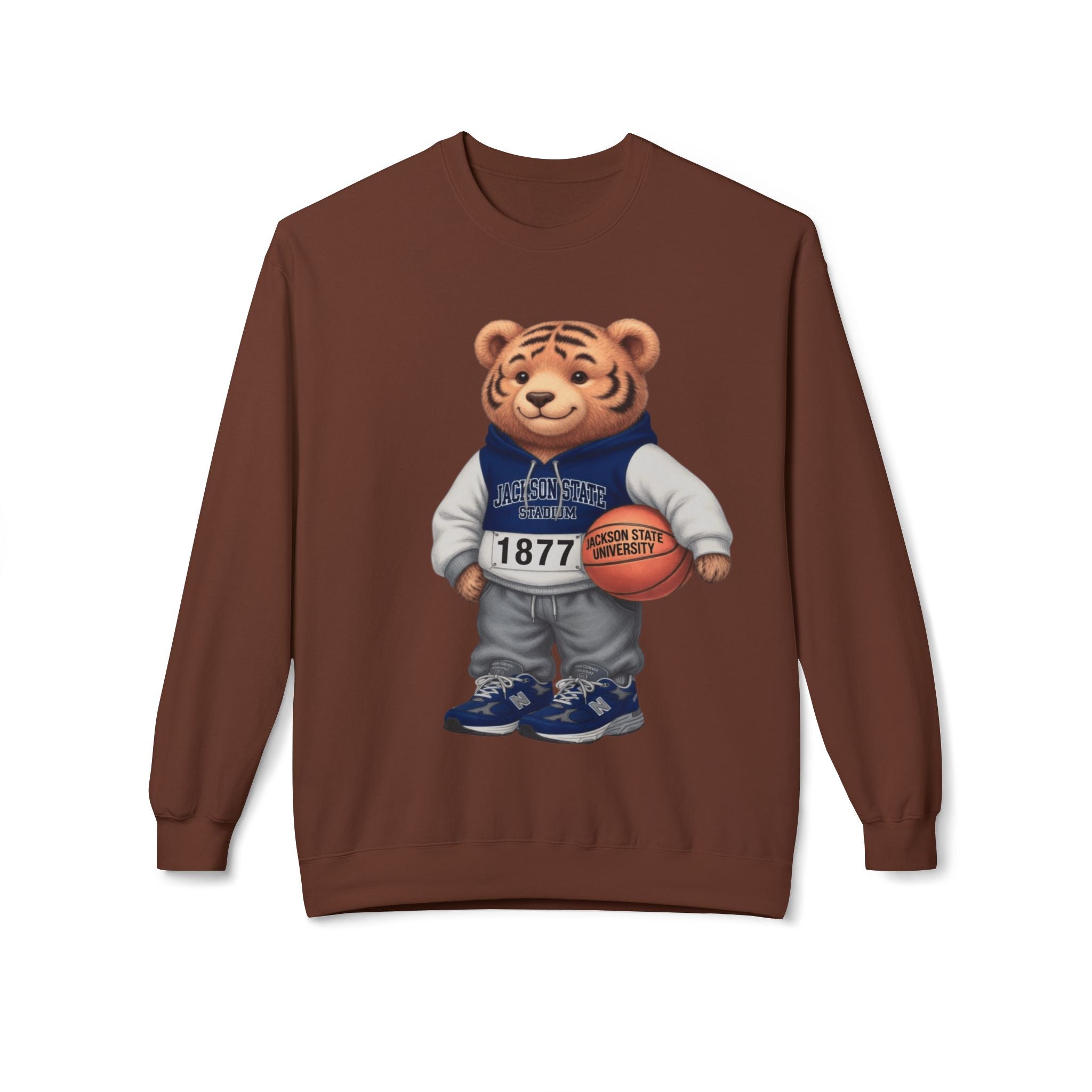 Jackson State Tiger Mascot- HBCU Polo Bear sweatshirt