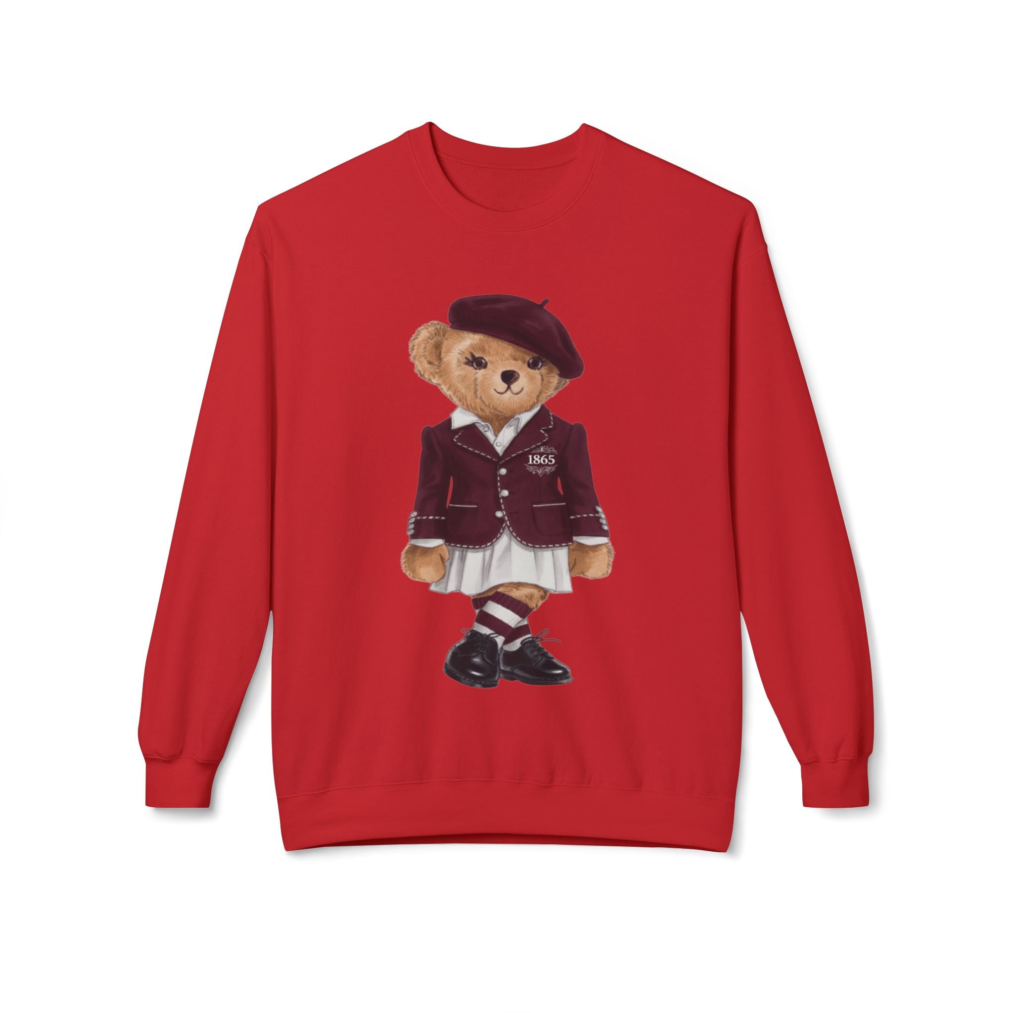 Shaw University Lady Bear Polo Bear Sweatshirt | HBCU Crewneck