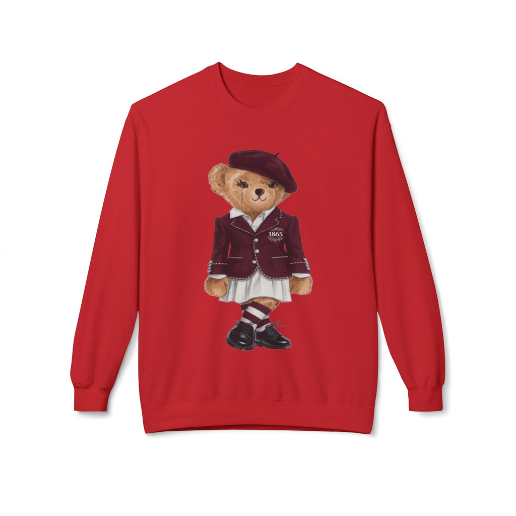 Shaw University Lady Bear Polo Bear Sweatshirt | HBCU Crewneck