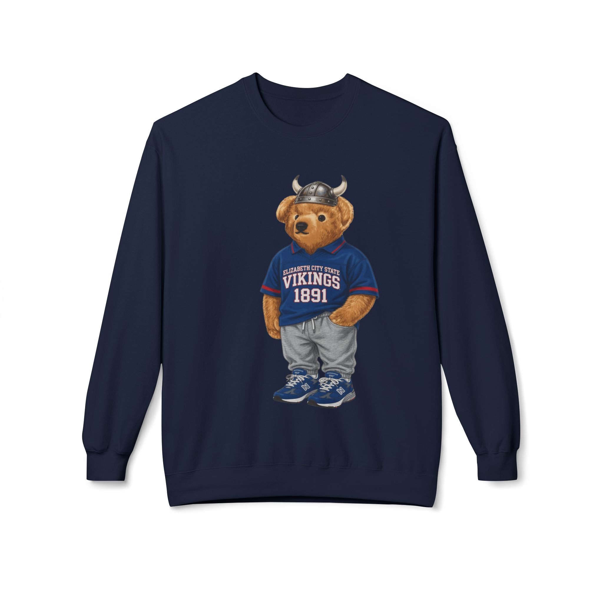 Viking Bear Mascot- HBCU Polo Bear sweatshirt