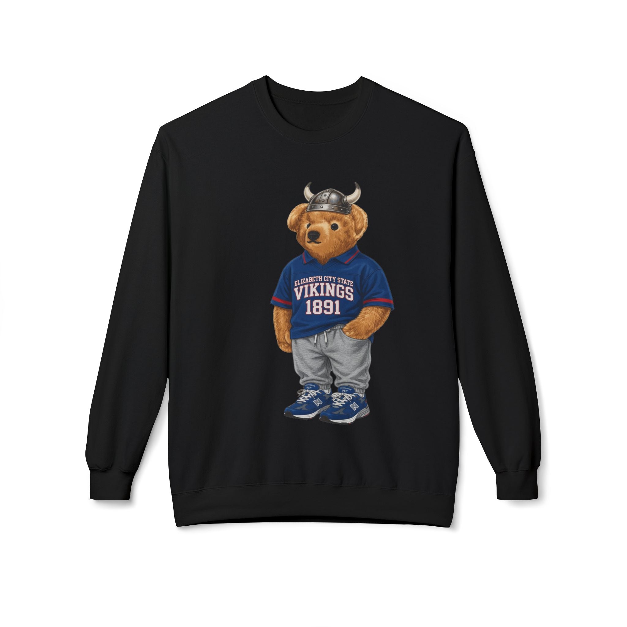 Viking Bear Mascot- HBCU Polo Bear sweatshirt