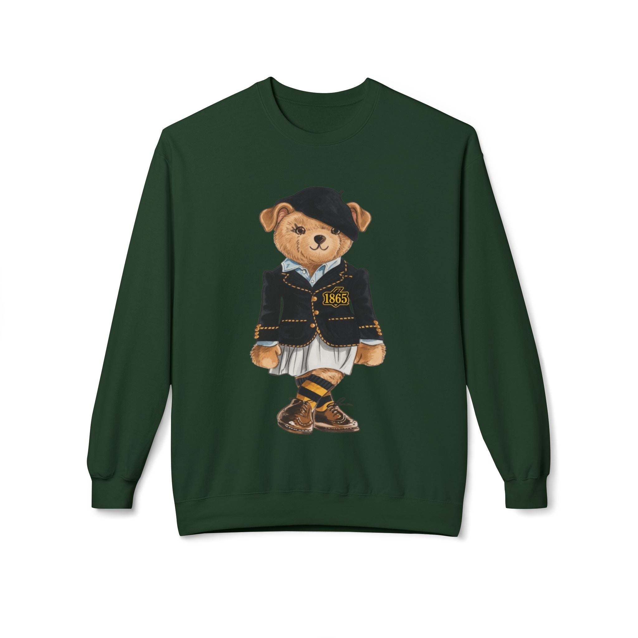 Bowie State Lady Teddy Bear Mascot- HBCU Polo Bear sweatshirt