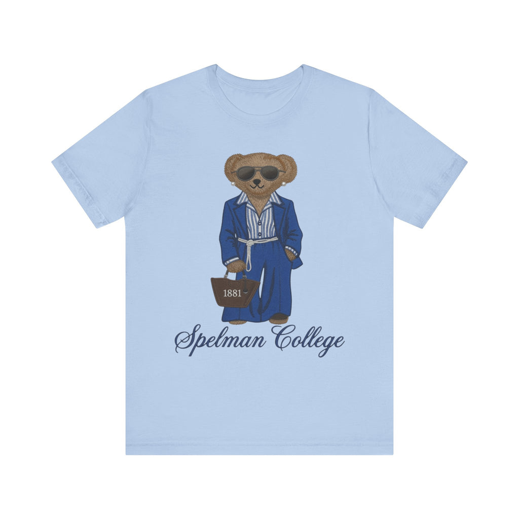 Spelman College Bear Mascot Tee | Vintage Prep Teddy Bear Shirt