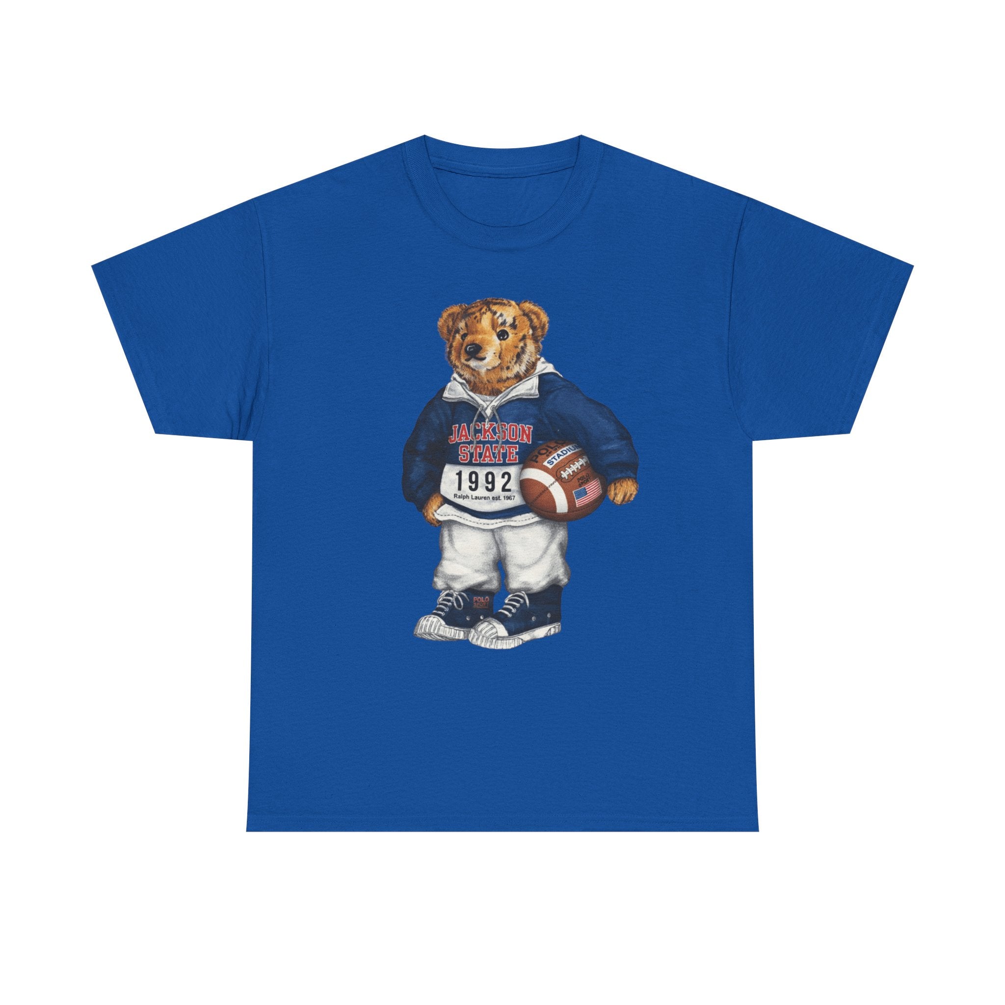 Jackson State Polo Bear Edition.5jpg- HBCU Tee Shirt
