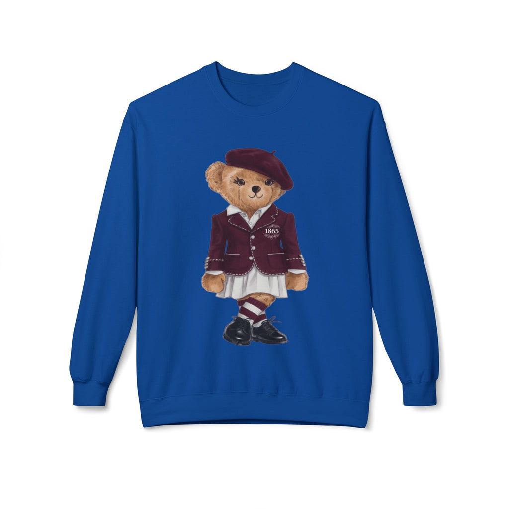 Shaw University Lady Bear Polo Bear Sweatshirt | HBCU Crewneck
