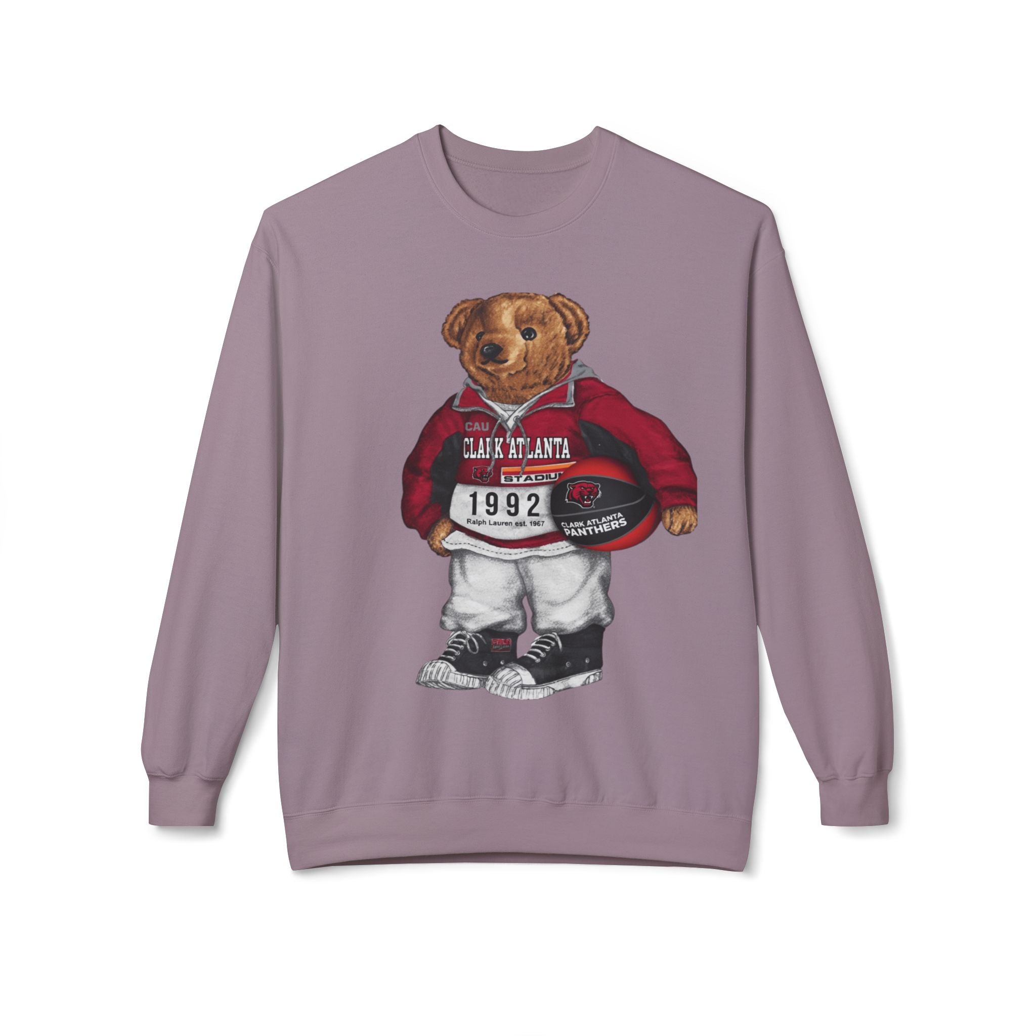 Clark Atlanta Panthers Bear Mascot- HBCU Polo Bear sweatshirt