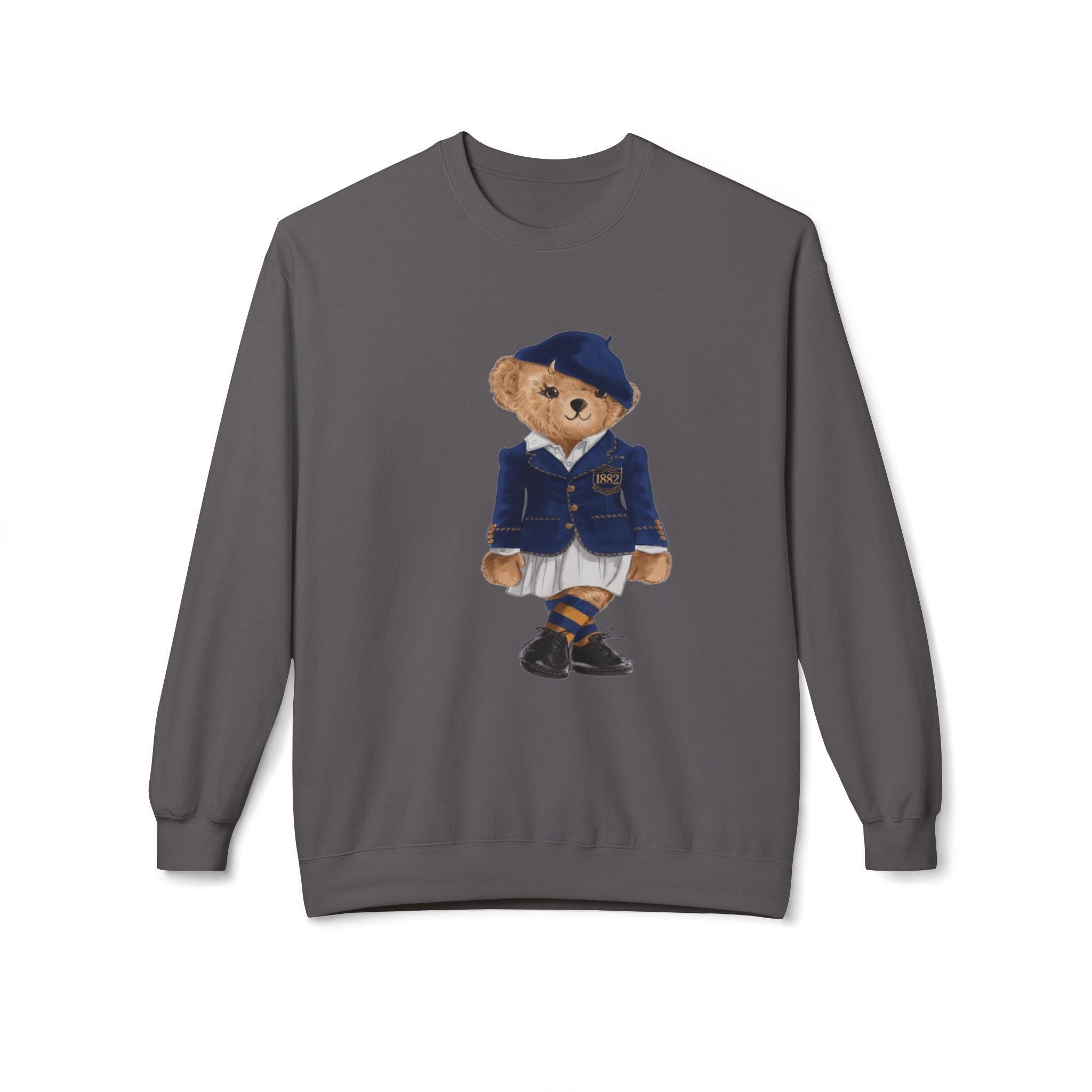 VSU Polo Bear Sweatshirt | Virginia State University Trojans Teddy | Vintage Prep HBCU Bear |