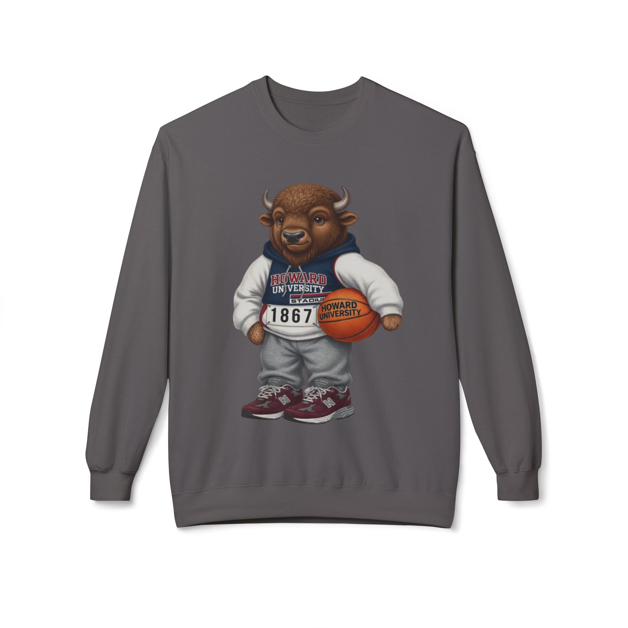 Bison Mascot- HBCU Polo Bear sweatshirt