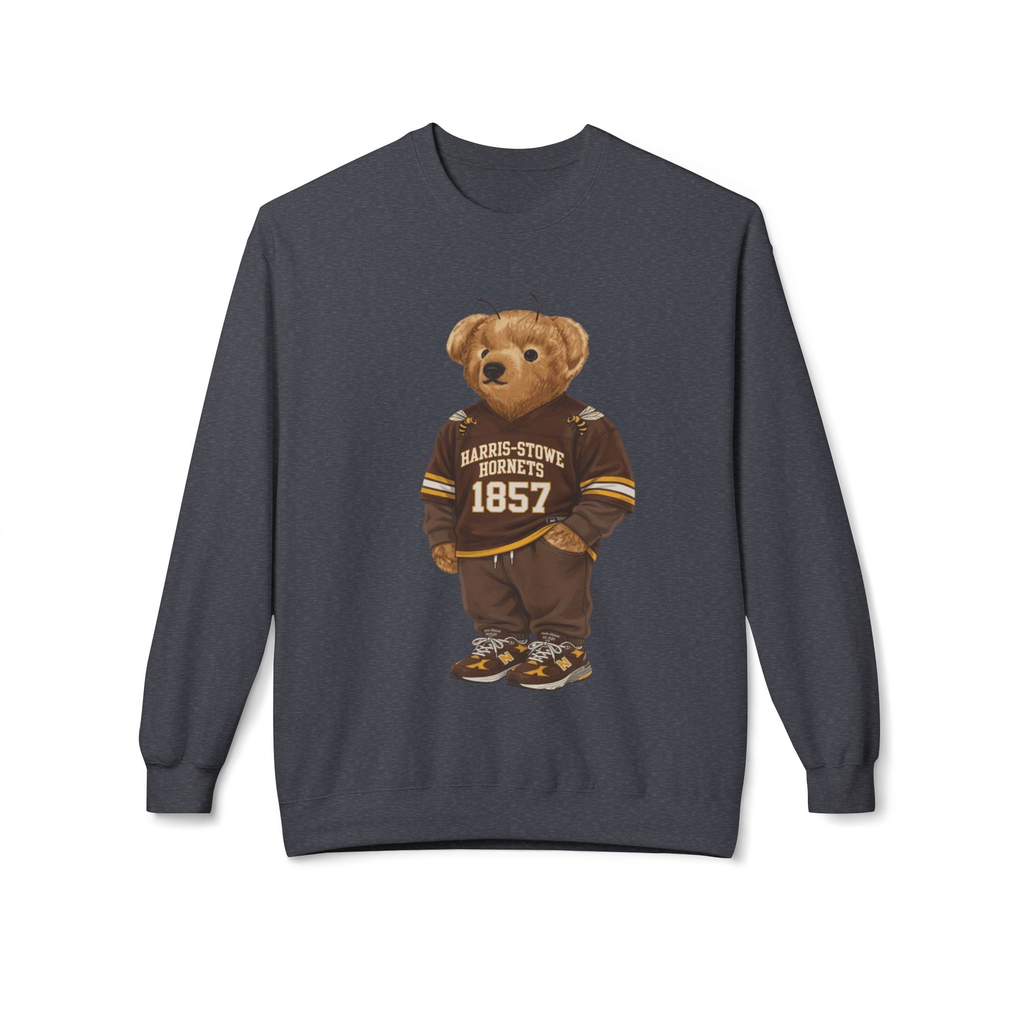 Harris-Stowe Hornets Mascot- HBCU Polo Bear sweatshirt