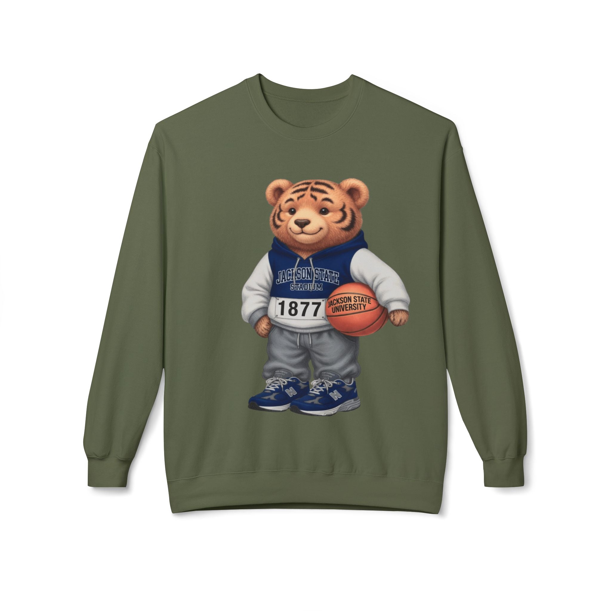 Jackson State Tiger Mascot- HBCU Polo Bear sweatshirt