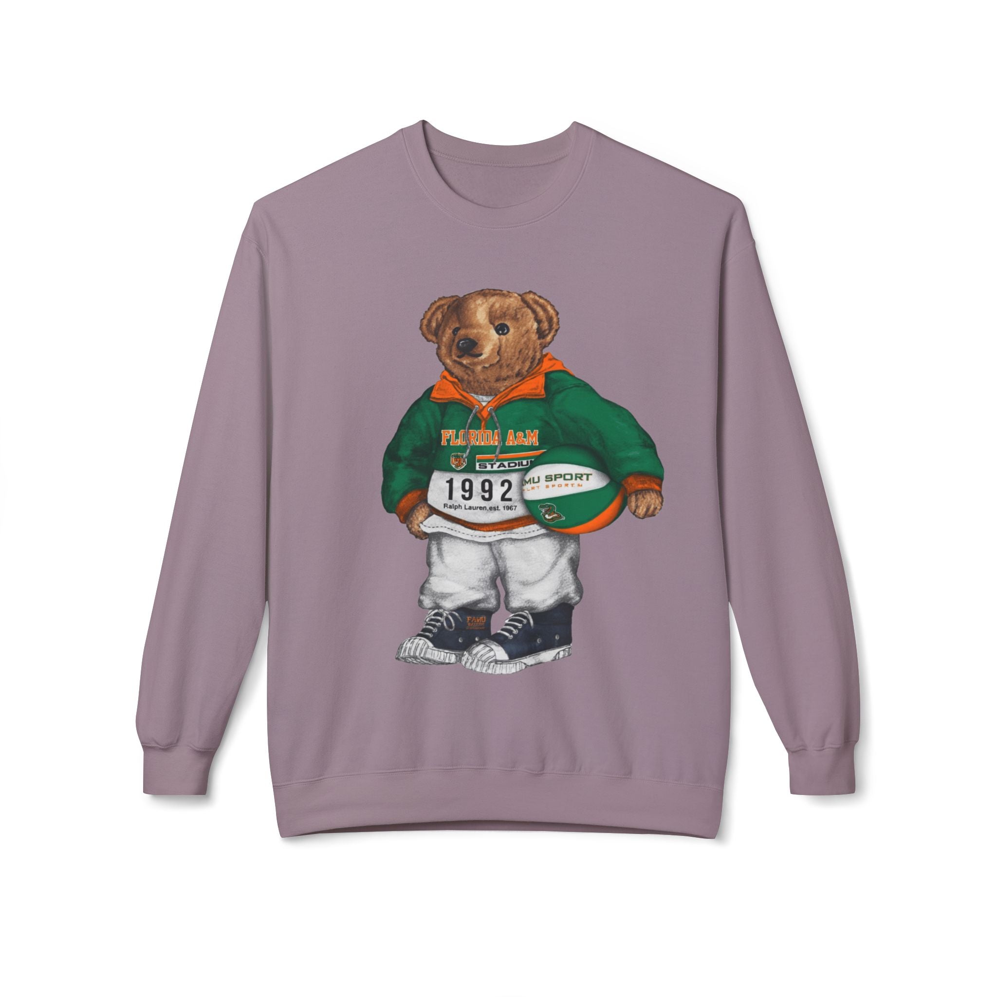 FAMU Rattlers Mascot Basketball Spirit- HBCU Polo Bear sweatshirt