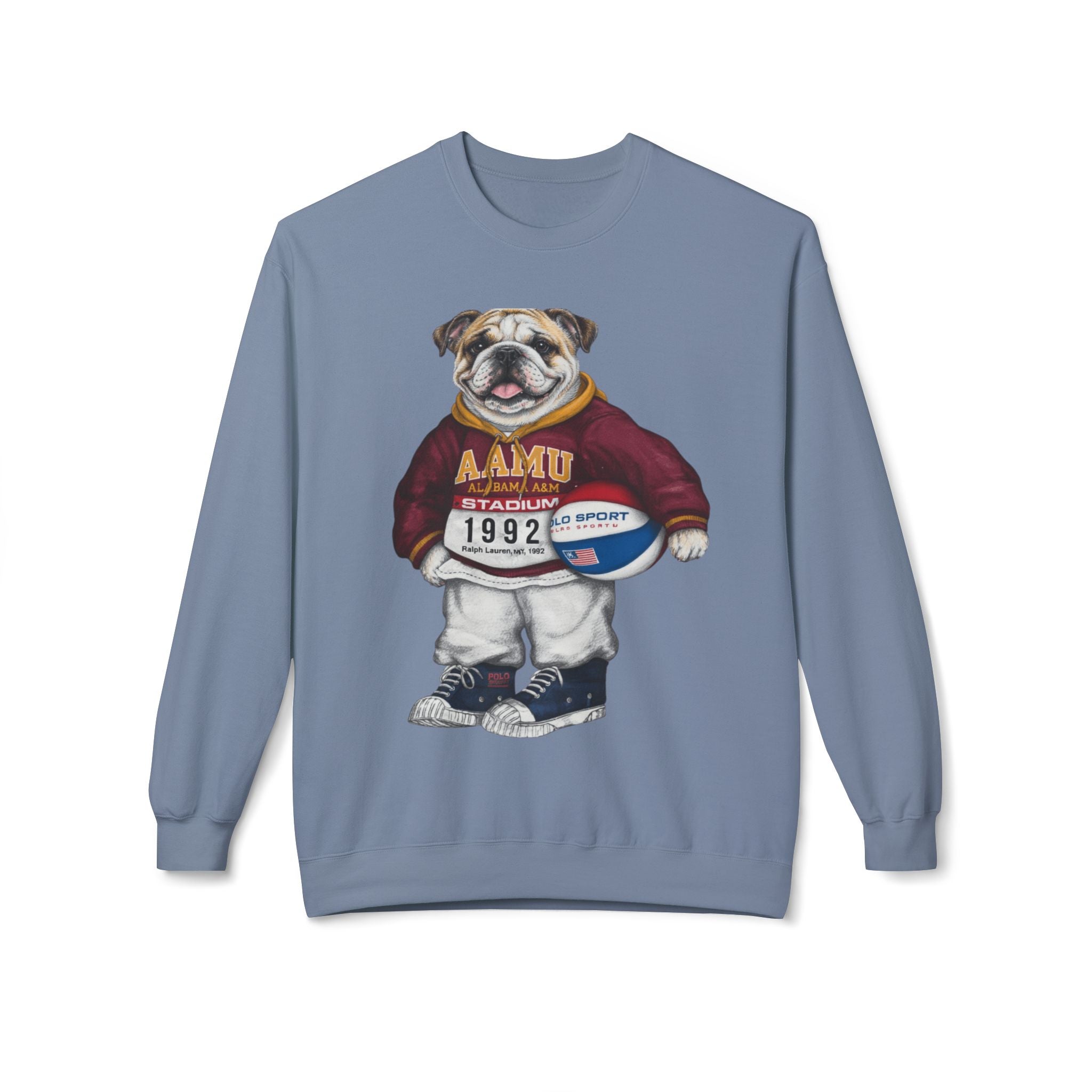 AAMU Bulldog Mascot Stadium Hoodie 1992- HBCU Polo Bear sweatshirt