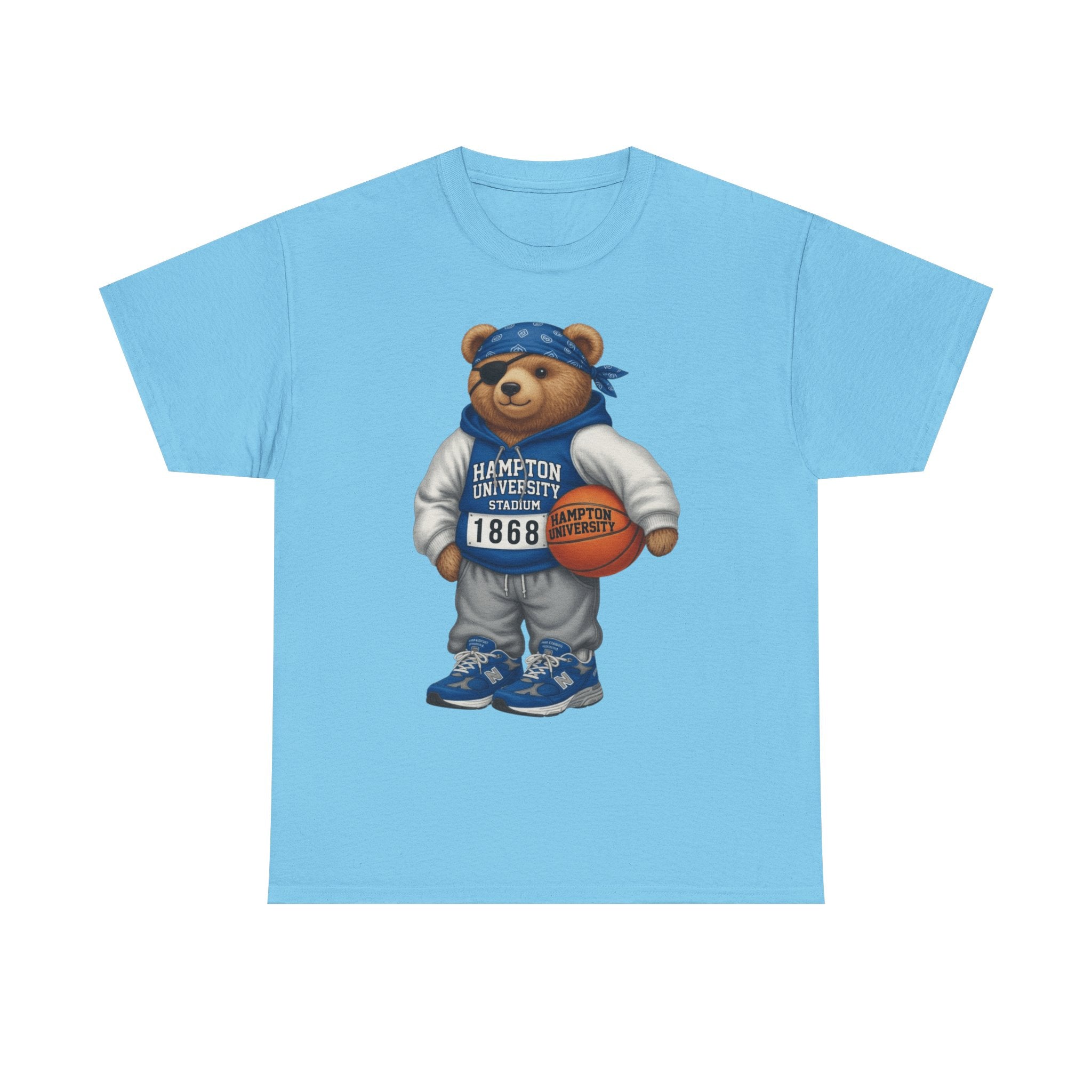 Hampton University  Bear Basketball T-Shirt - '1868' Vintage Campus Spirit Tee