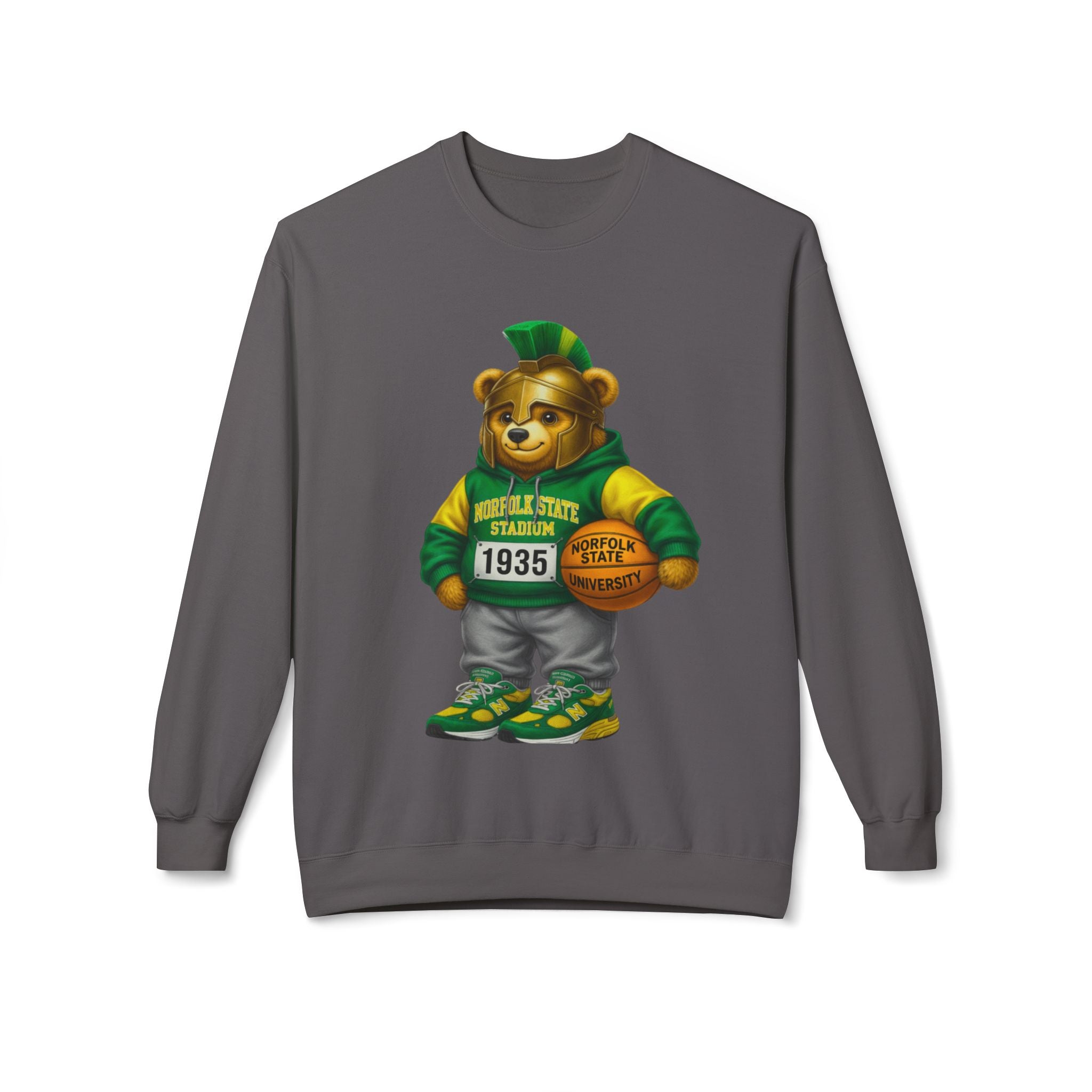 Norfolk State Bear Mascot- HBCU Polo Bear sweatshirt