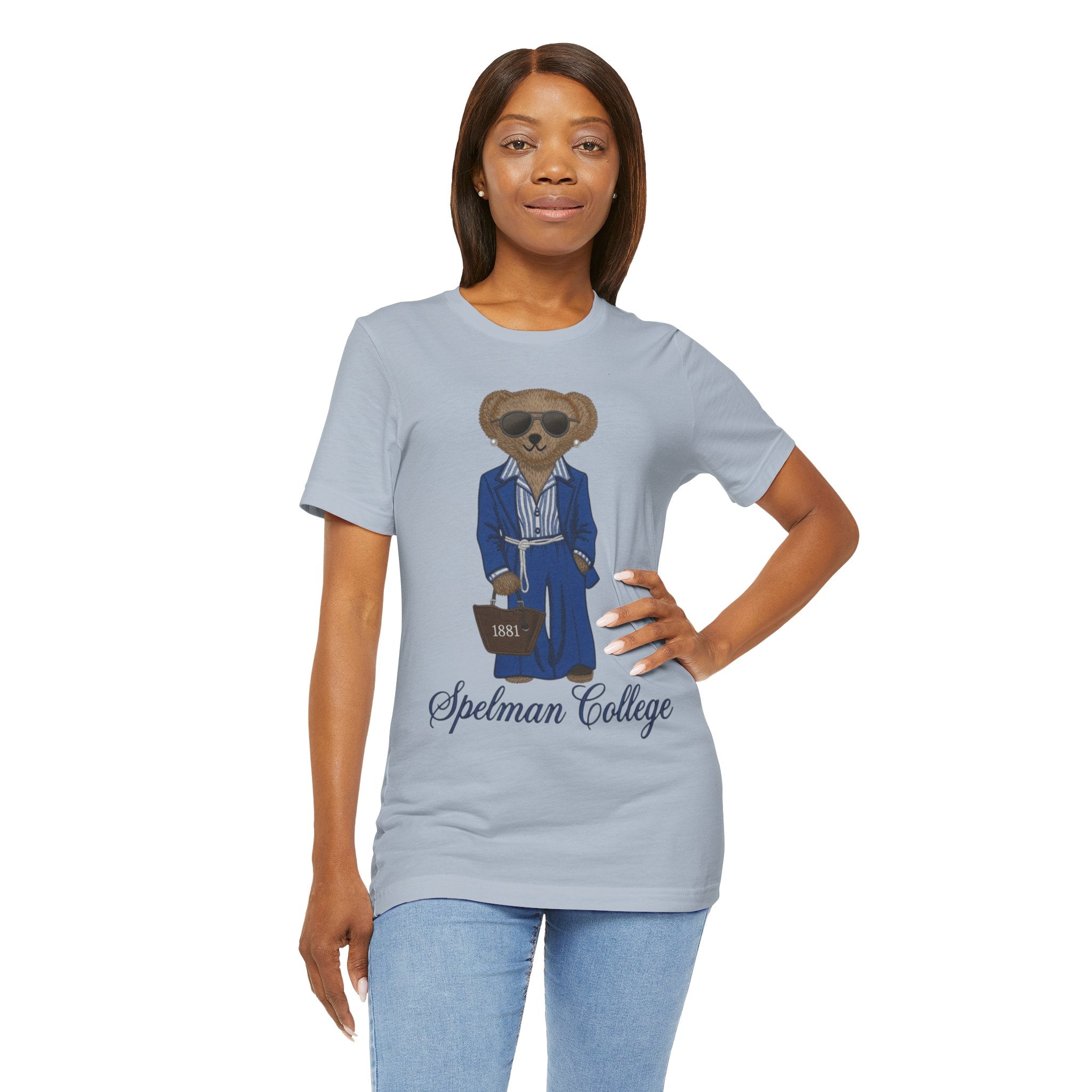 Spelman College Bear Mascot Tee | Vintage Prep Teddy Bear Shirt