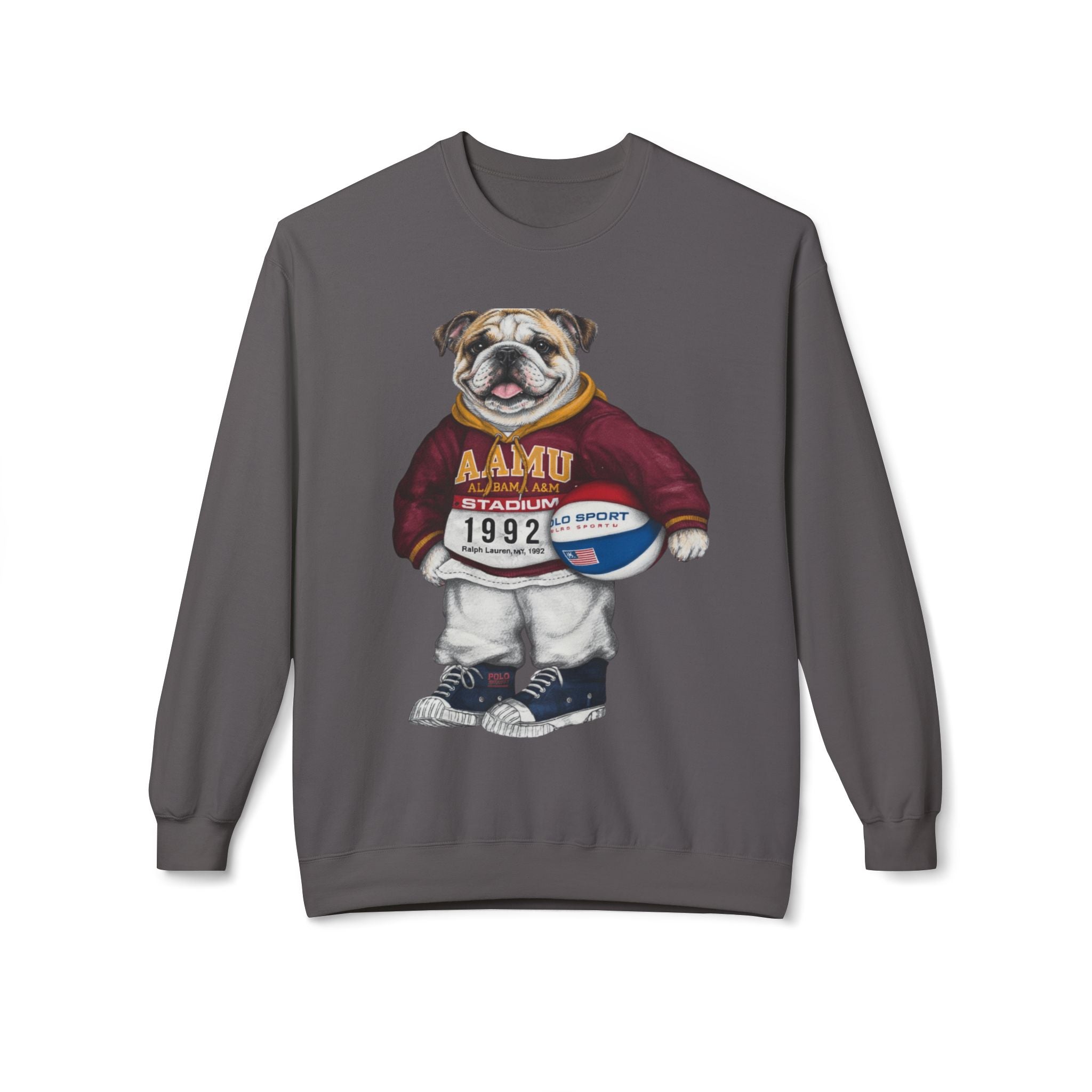 AAMU Bulldog Mascot Stadium Hoodie 1992- HBCU Polo Bear sweatshirt