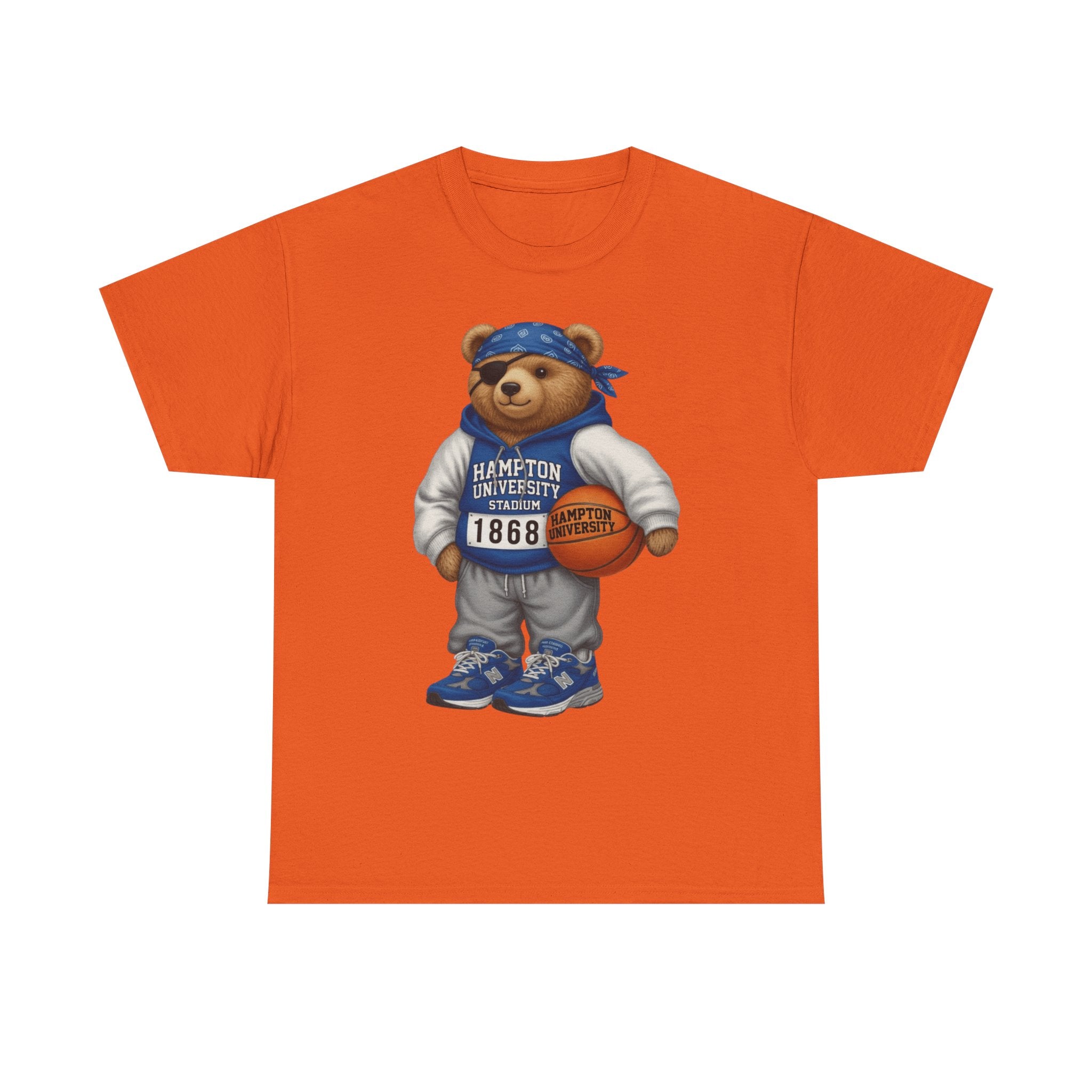 Hampton University  Bear Basketball T-Shirt - '1868' Vintage Campus Spirit Tee