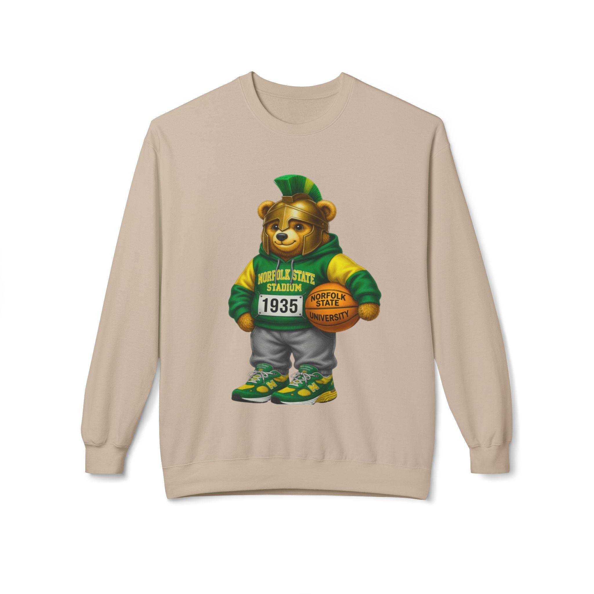 Norfolk State Bear Mascot- HBCU Polo Bear sweatshirt