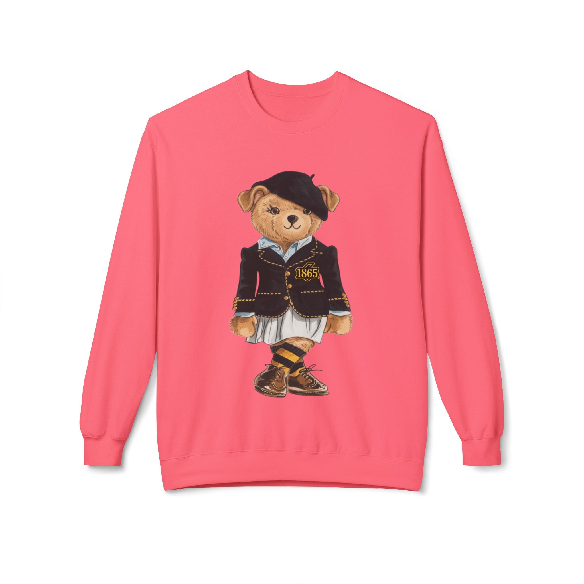 Bowie State Lady Teddy Bear Mascot- HBCU Polo Bear sweatshirt