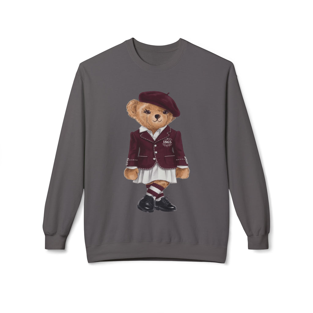Shaw University Lady Bear Polo Bear Sweatshirt | HBCU Crewneck