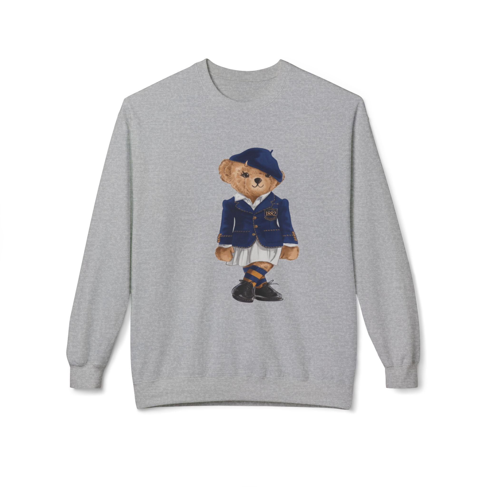 VSU Polo Bear Sweatshirt | Virginia State University Trojans Teddy | Vintage Prep HBCU Bear |
